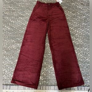 Forever 21 Maroon Corduroy Trousers